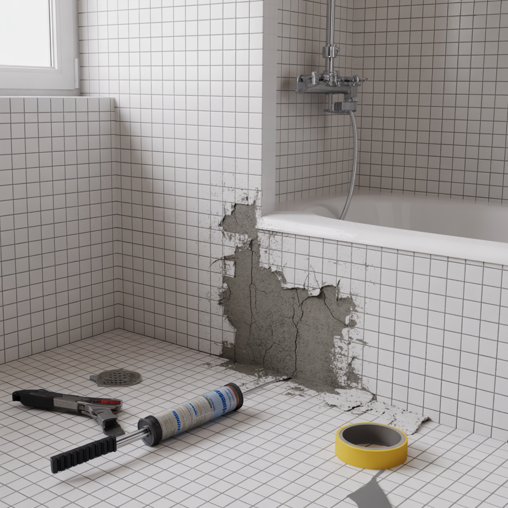 spruckna silikonfogar i badrum orsaker och atgarder