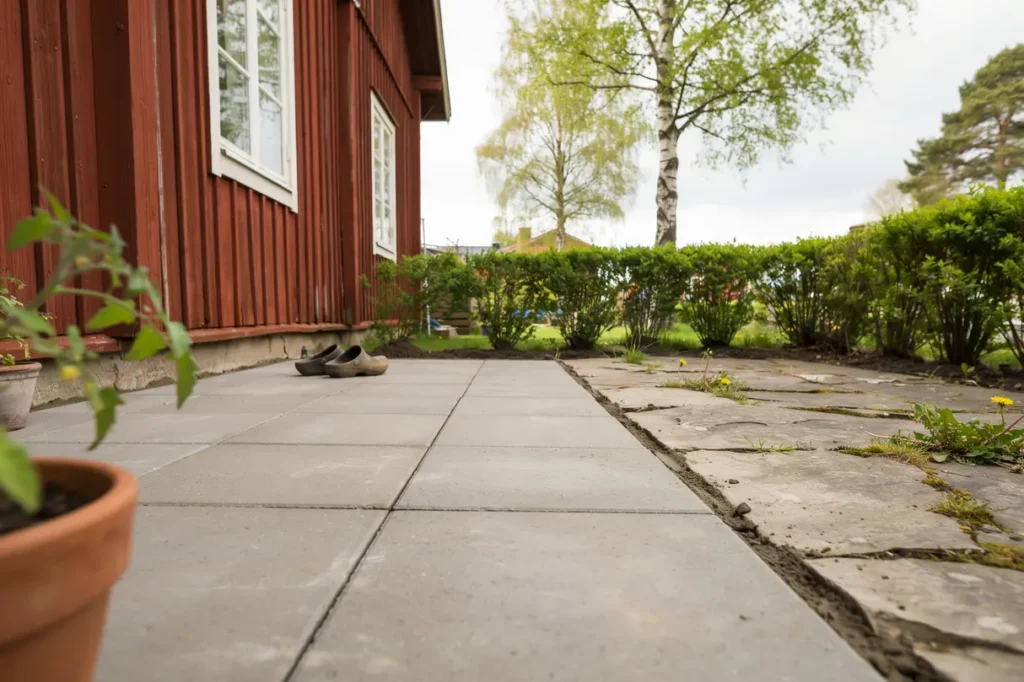 sommarens b sta tid f r omfogning av uteplats och stenpartier undvik ogr s vattenintr ngning och l sa fogar