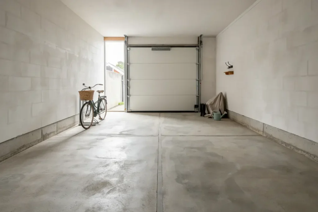 fogrenovering kring betongskarvar i garage i majorna